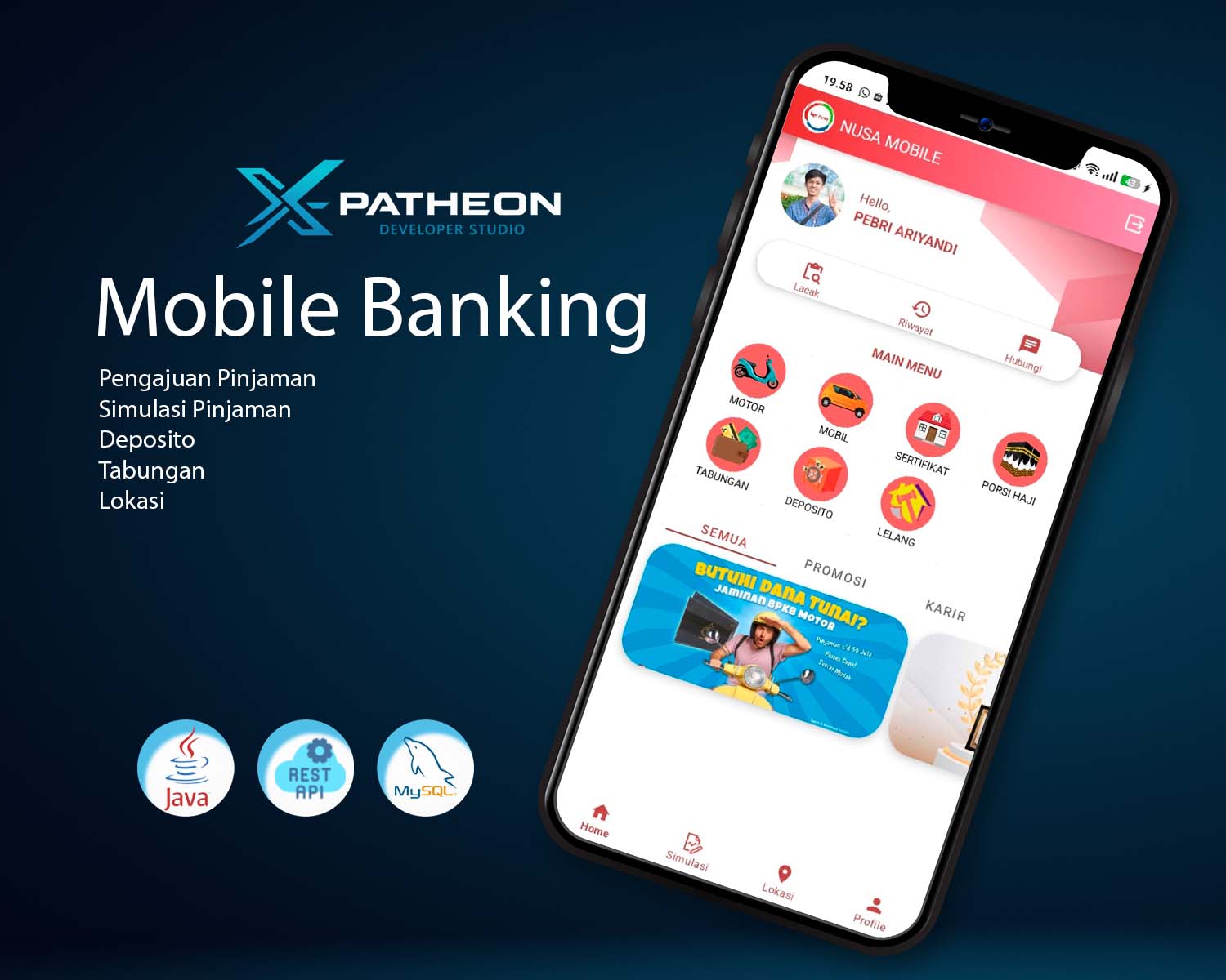 Mobile Banking – Transaksi Cepat & Aman